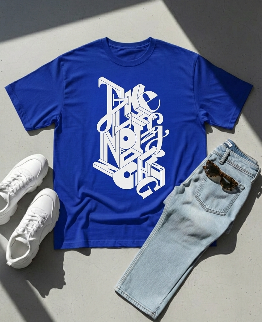 Blueprint Bird Oversized T-Shirt